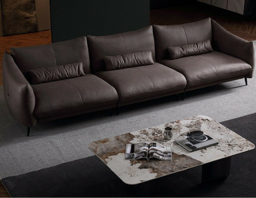 Designer Couch Sofa Upholstery Fabrics Italian Furniture Sofa 4 Seater