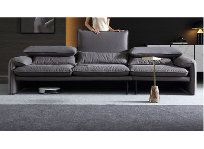 Design Sofas xxl Sofa 4 Seater Textile Big new Living room Couch Upholstery