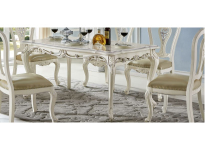 Royal dining table wooden table baroque rococo table dining room classic