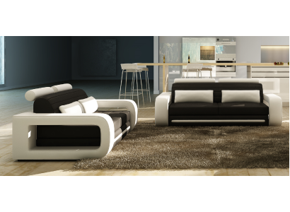 Leather sofa Couch Living landscape 3+2 Seater Design Modern Sofa Sofa set
