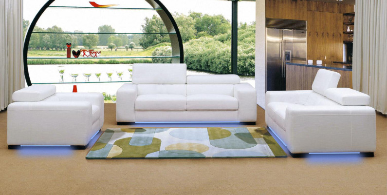 Sofa set Design Couch 3+2 Set Upholstery Leather Decorative Sofa Living room
