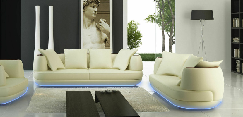 Sofa set Design Couch 3+2 Set Upholstery Leather Sofa Living room Sets