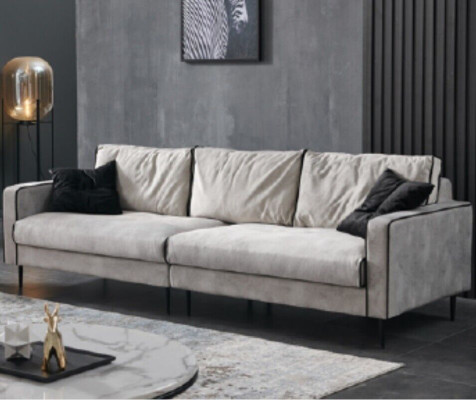 Design Sofa 4 Seat Upholstery Couches Textile Living room Suite Furniture