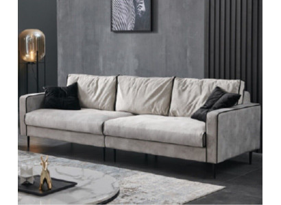 Design Sofa 4 Seat Upholstery Couches Textile Living room Suite Furniture