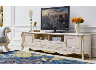 Sideboard TV Lowboard TV-cabinet Table Living room Wood Wardrobe Classic Baroque