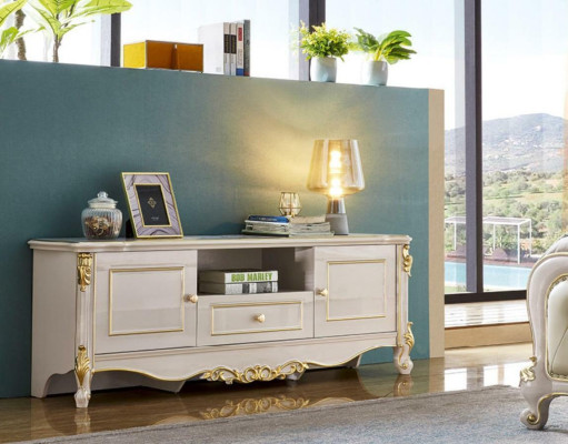 Luxury design chest of drawers sideboard side wardrobe living lowboard room baroque