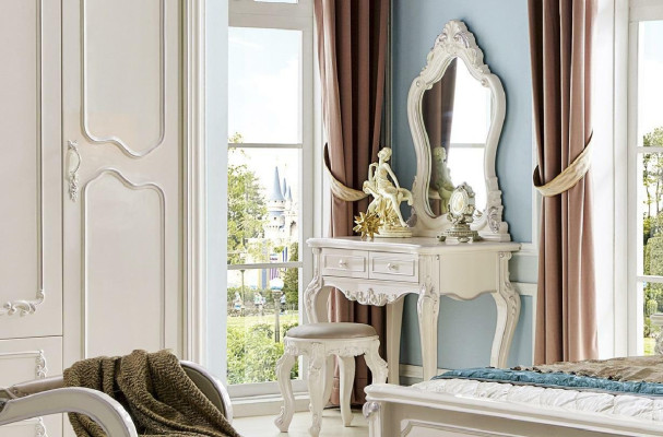 Table Classic Console Mirror Dressing table Bedroom Chest of drawers
