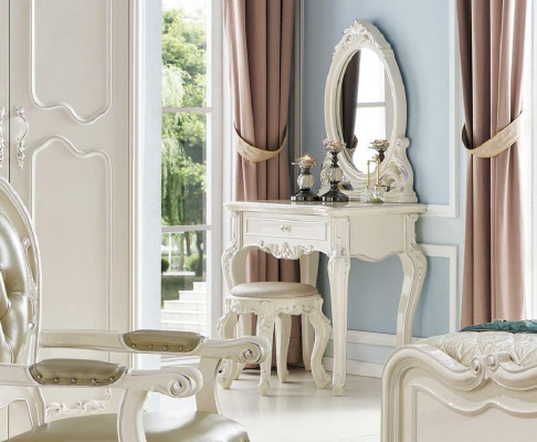 Dressing table with Stool Mirror Table Dressing Mirror Make Up