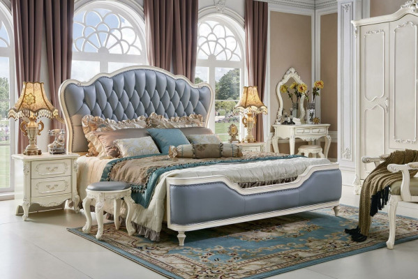 Dressing table Mirror Stool Luxury Chest of drawers Bedroom Console Baroque Rococo new