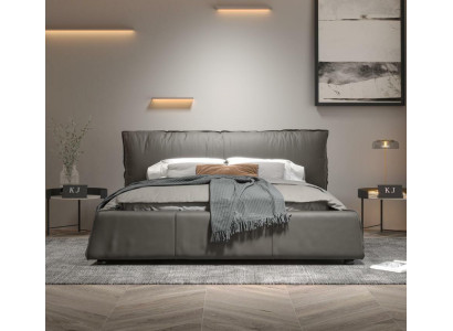 Design Leather Bed Double Marriage Modern Hotel Luxury Sleep Room Beds