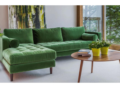Corner sofa L-shape Living landscape Corner upholstered sofa Seat Design Couch Sofas Fabric new