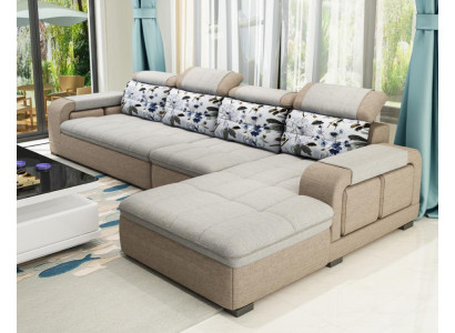 Corner sofa L-shape corner upholstered sofa Seat Design Couch Sofas Fabric Living landscape new