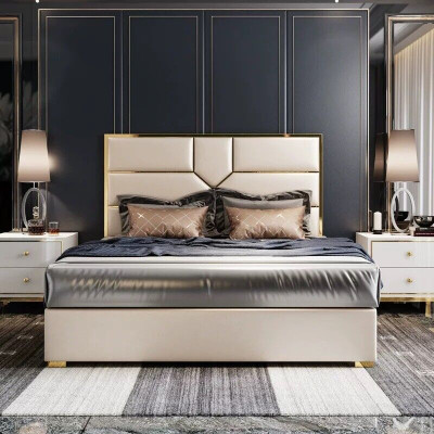 Bed Upholstery Design Luxury Hotel Beds Marriage 180x200cm Sleep Room