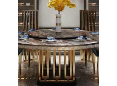 Luxury Round Table Round Tables stainless steel Furniture Design Dining room dining tables new