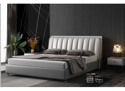 Designer Bed Bedroom Beds Textile Leather Hotel Luxury Upholstery XXL Big Wood