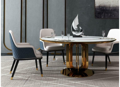 Luxury Round Table Round Design Tables stainless steel Furniture Dining room dining tables new