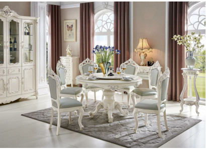 Round Dining table Designer Design Table Wood Dining room Dining table Living room table Round