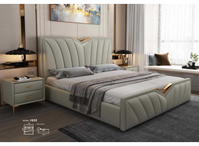 Designer Bed Bedroom Beds Leather Hotel Luxury Upholstery Italian Furniture