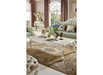 Classic r Table Coffee table Baroque Side table Sofa Design Real wood