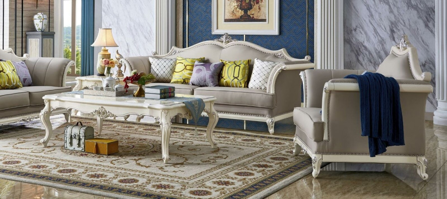 Classic r Table Coffee table Side table Sofa Baroque Design Living room