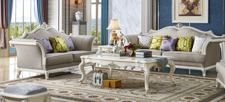 Classic r Table Coffee table Side table Sofa Baroque Design Living room
