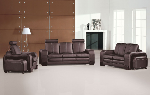 Sofa set Couch 3+2+1 Set Upholstery Leather Sofa Living room Seat Sets