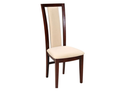 Armchair Design Armchair Wood Upholstery Dining room Gastro Leather Chair Chairs