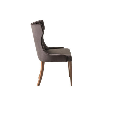 Brown Chesterfield Designer Chair Luxury Recliner Upholstery Wood Chairs