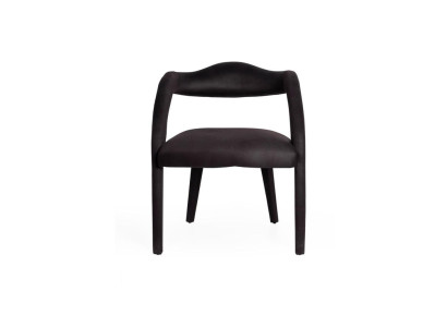 Dining room Chair Luxury Fabric Wood Design Chairs Recliner Upholstery Black Furniture
