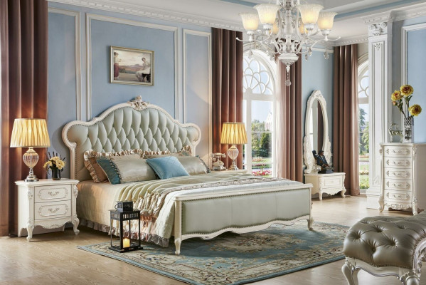 Design Bedroom 5 pcs. Complete Set Bed Bedroom Bedside table