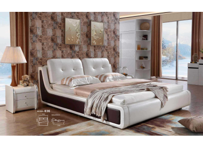 Double bed bed marriage bed design luxury upholstered bed furnishings textile beds