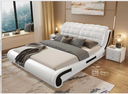 Double bed bed marriage bed design upholstered bed design bed leather beds