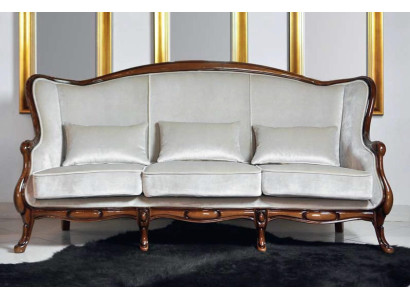 Three Seater Sofa 3 Seater Luxury Fabric Gray Living room Classic Furniture Brown new