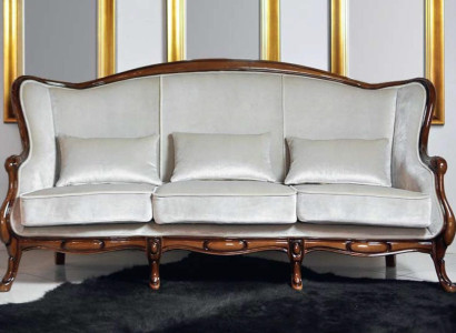 Three Seater Sofa 3 Seater Luxury Fabric Gray Living room Classic Furniture Brown new