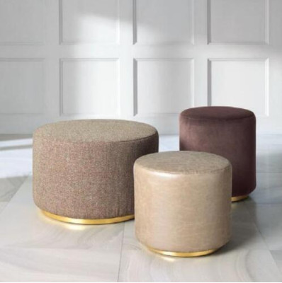 Living room Set Sofa Couch Side table Stool Sofas Couches Furniture Textile 3pcs.