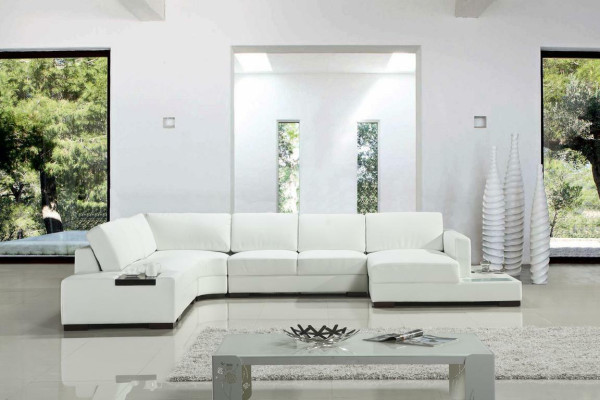 Leather sofa Corner sofa Sofa Living landscape Upholstery Seat Corner suite XXL Big Sofas new