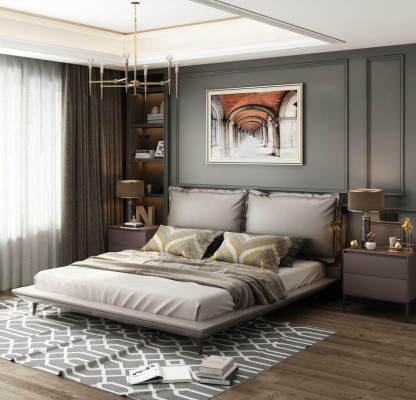 Double bed bed marriage bed design luxury Luxur Beds design bed textile