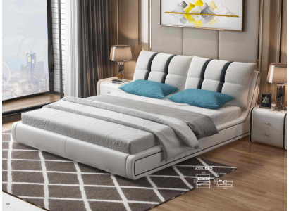Designer Bed Bedroom Beds Furnishings Hotel Luxury Upholstery Leather Furniture