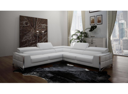Leather sofa Couch Living landscape Corner sofa Corner Suite Design Modern Sofa 1504B
