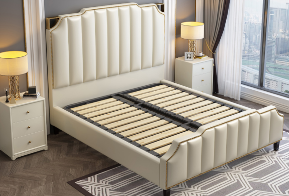Bed Upholstery Design Luxury Double Hotel Beds Marriage 180x200cm Sleep Room