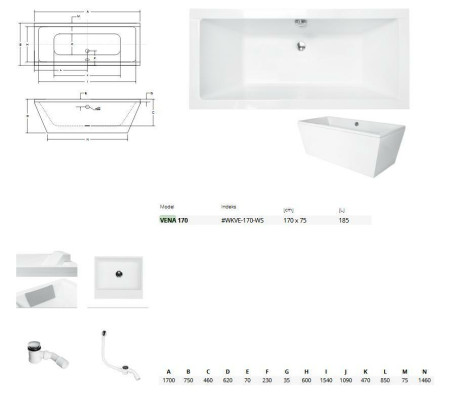 Bathtubs Rectangular Design Bathtub White Modern Bathroom
