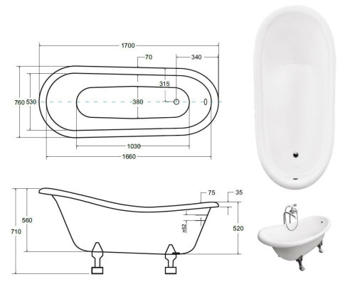Freestanding Bathtubs Antique Style Bathtub Classic Tub Bathroom