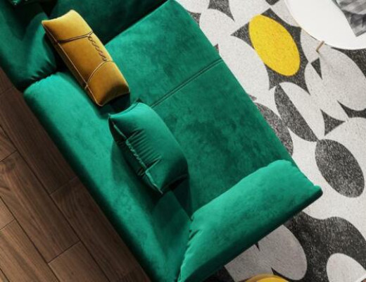 Sofa 2 Seater Velvet Two-seater Relax Velvet Wood Club Seat Design Couch Lounge