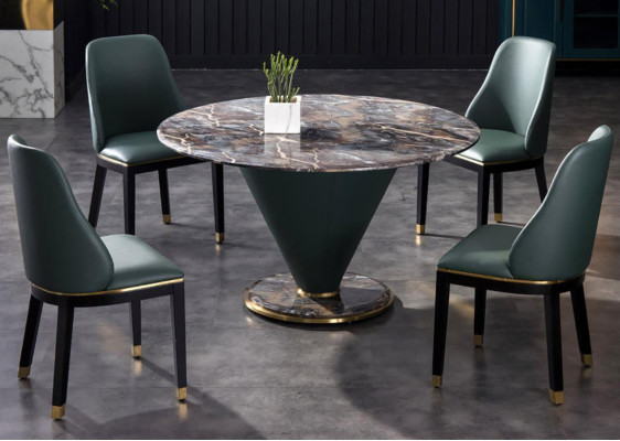 Round Column Tables Design Table Stone Furniture Dining room Round Dining Tables Modern