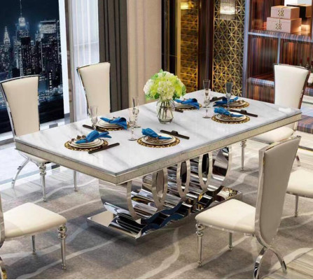 Luxury Dining table Dining room Table Metal Gold Tables Dining Tables Furniture Furnishings