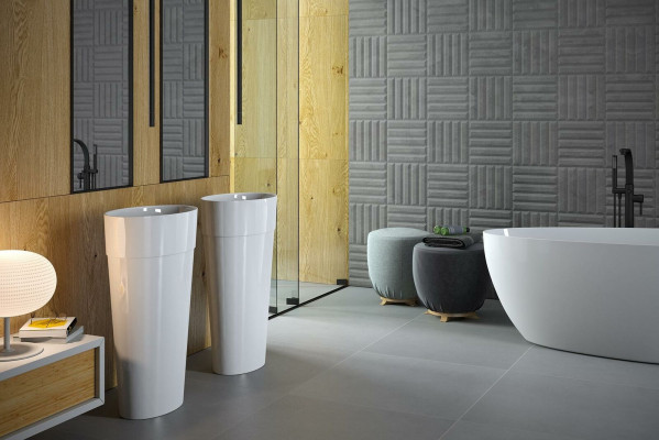 Modern Design Washbasin Acrylic Bathroom Freestanding Washbasin