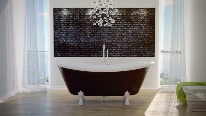 Exclusive freestanding bathtub acrylic bathtub bath 190x77