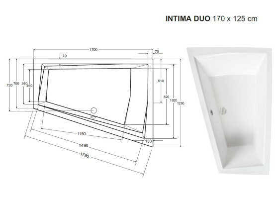 Bathtub 2 People Corner Bath Tub Bathroom Built-in Tubs Acrylic Design new