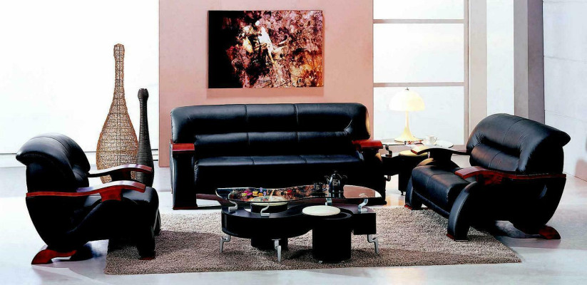 Sofa set Leather Sofa Set 3+2 (without Armchair) Couch Seat Upholstery Suite 2033