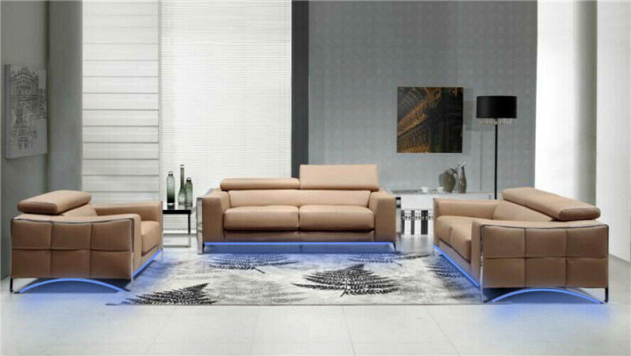 Sofa set Leather Sofa Set 3+2 (without Armchair) Couch Seat Upholstery Suite 1504